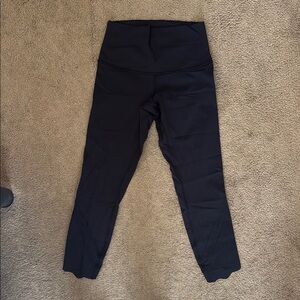 Lululemon Black Mesh Detail Leggings